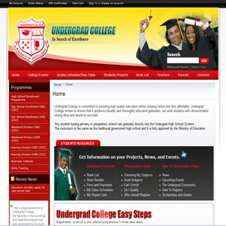 Education and School Design CMS|website design